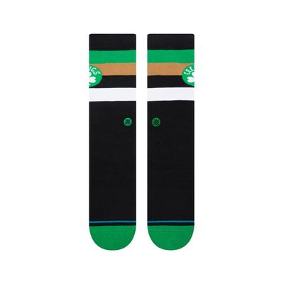 BOSTON CELTICS NBA STANCE SOCKS STRIPE CREW BLACK