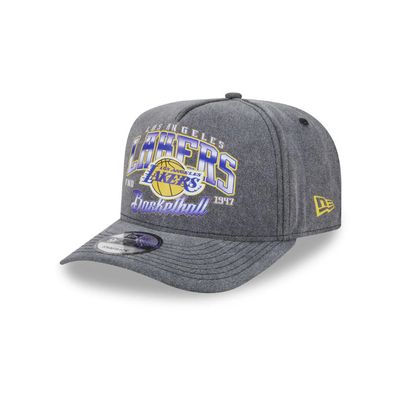 LOS ANGELES LAKERS NBA CAP 9FIFTY A FRAME WASHED BLACK