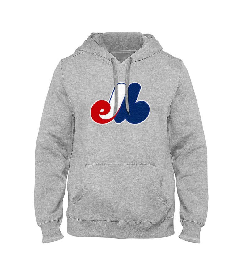 MONTREAL EXPOS MLB EXPRESS HOODIE GREY 