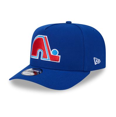 QUEBEC NORDIQUES NHL CAP 9FIFTY A FRAME PRE CURVED ROYAL BLUE