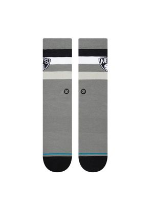 BROOKLYN NETS NBA STANCE SOCKS GREY