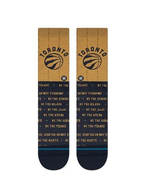 TORONTO RAPTORS NBA STANCE SOCKS CITY EDITION 2024