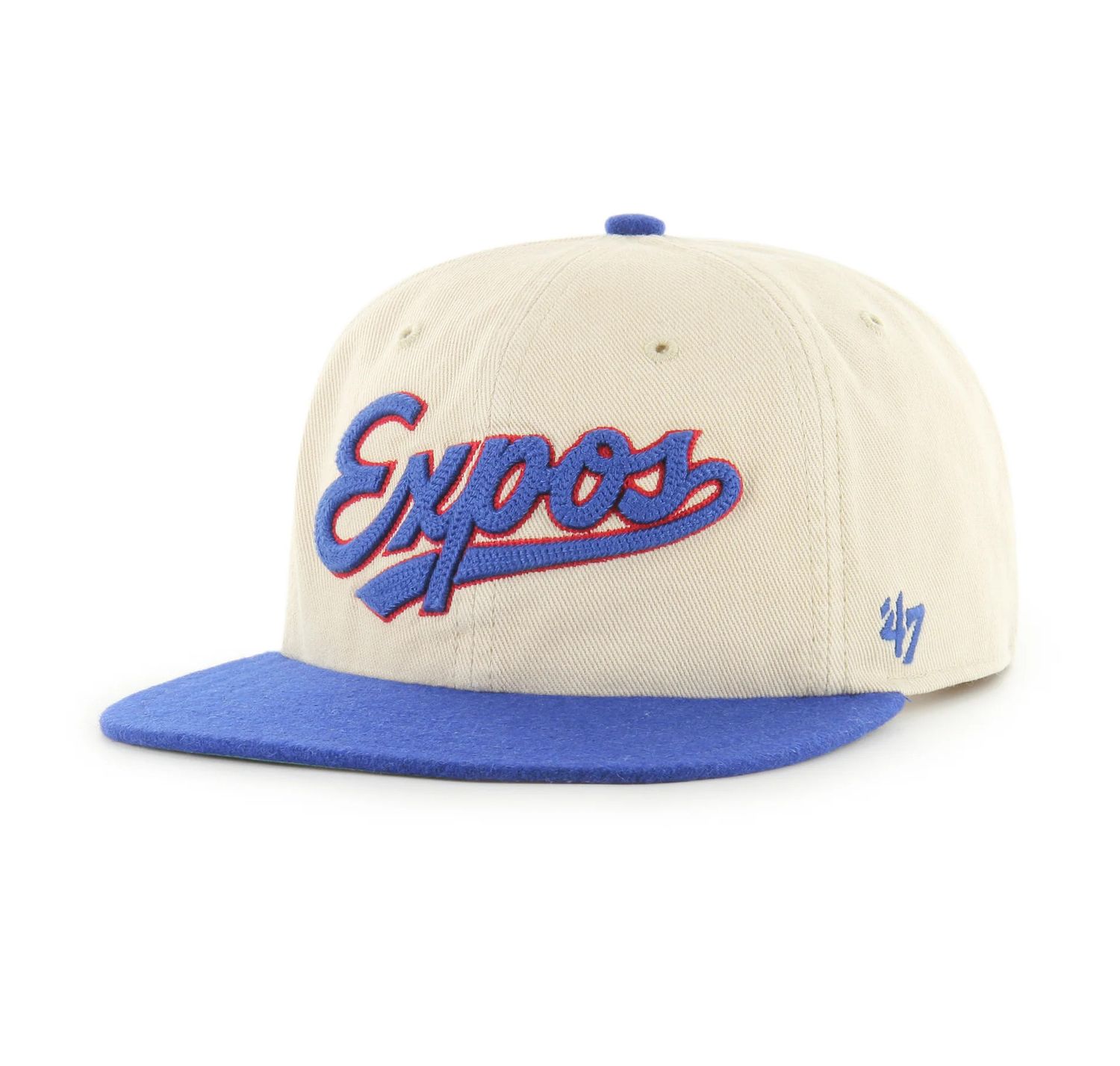 MONTREAL EXPOS MLB CAP 47&#39; CAPTAIN FIELDSTONE 1969 SANDSTONE 
