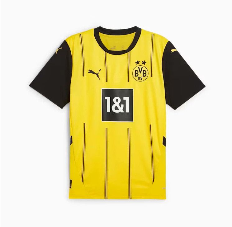 BORUSSIA DORTMUND SOCCER JERSEY HOME REPLICA 24-25 YELLOW
