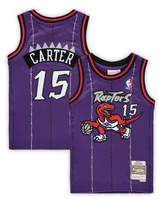 TORONTO RAPTORS NBA JERSEY SWINGMAN JUNIOR CARTER #15 PURPLE