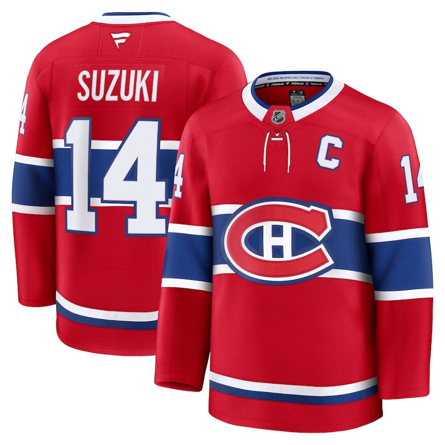 MONTREAL CANADIENS NHL JERSEY BREAKAWAY SUZUKI #14