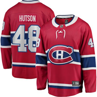 MONTREAL CANADIENS NHL JERSEY BREAKAWAY HUTSON #48