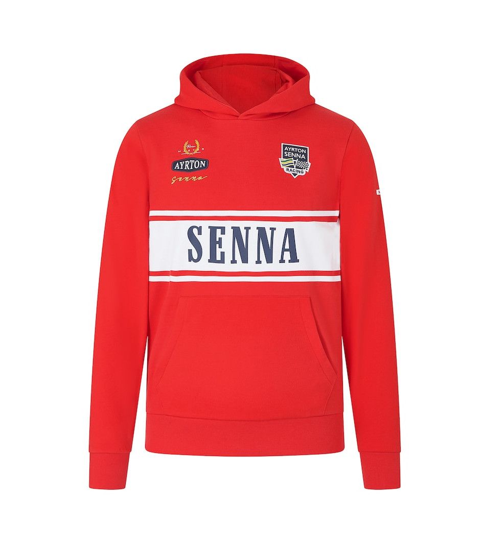 AYRTON SENNA HOODIE LEGACY RED