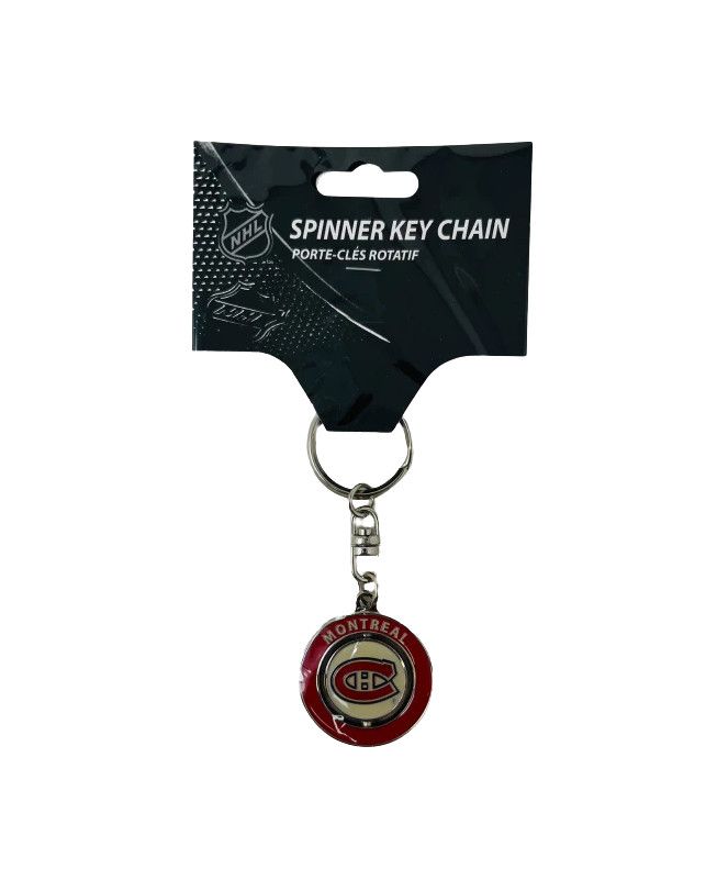 MONTREAL CANADIENS NHL SPINNER KEYCHAIN