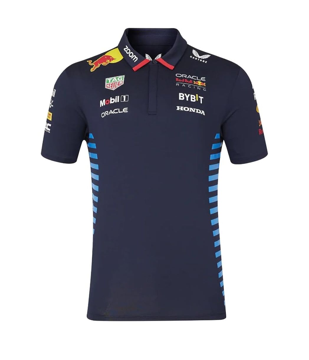 FORMULA 1 REDBULL CASTORE POLO SHIRT 2024 NAVY