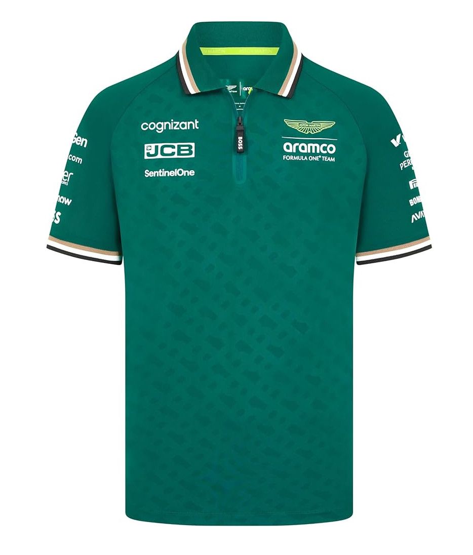 ASTON MARTIN F1 POLO TEAM BY HUGO BOSS GREEN