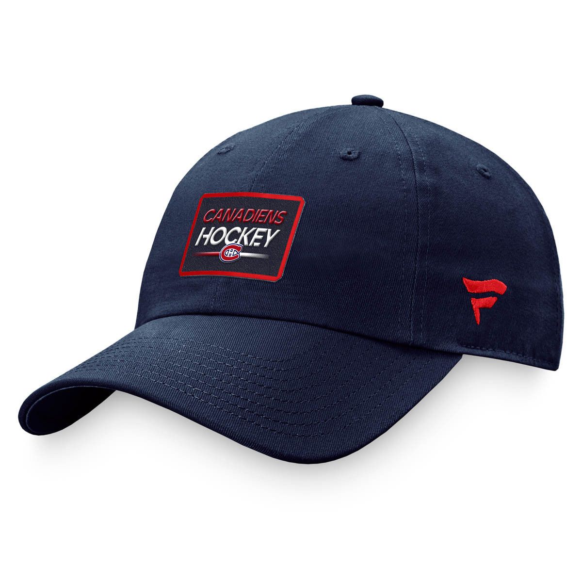 MONTREAL CANADIENS NHL CAP ADJUSTABLE AUTHENTIC PRO NAVY BLUE, Size: OS
