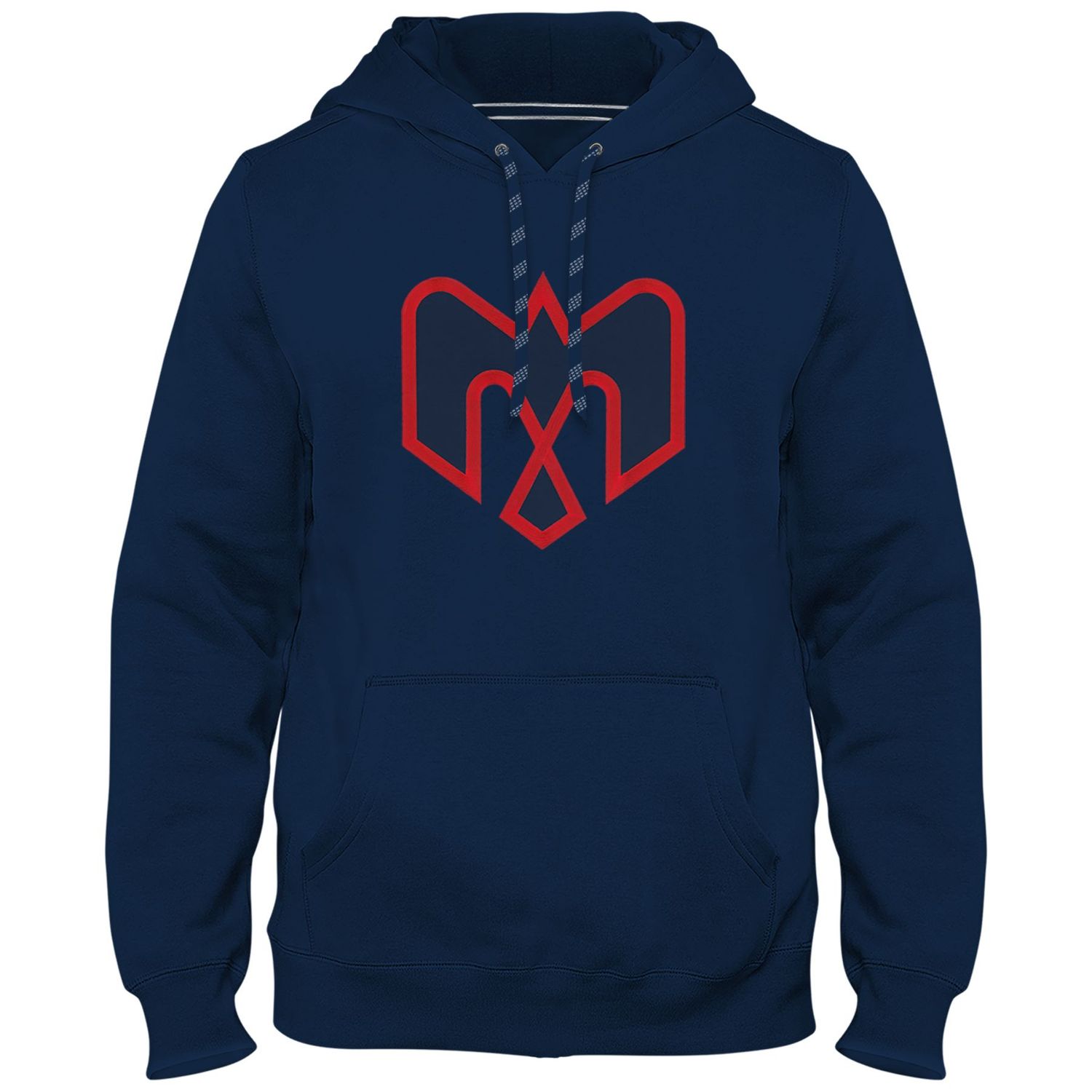 MONTREAL ALOUETTES CFL EXPRESS TWILL LOGO HOODIE - NAVY, Size: S