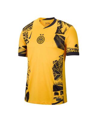 INTER MILAN SOCCER JERSEY REPLICA THIRD 24/25 YELLOW/BLACK