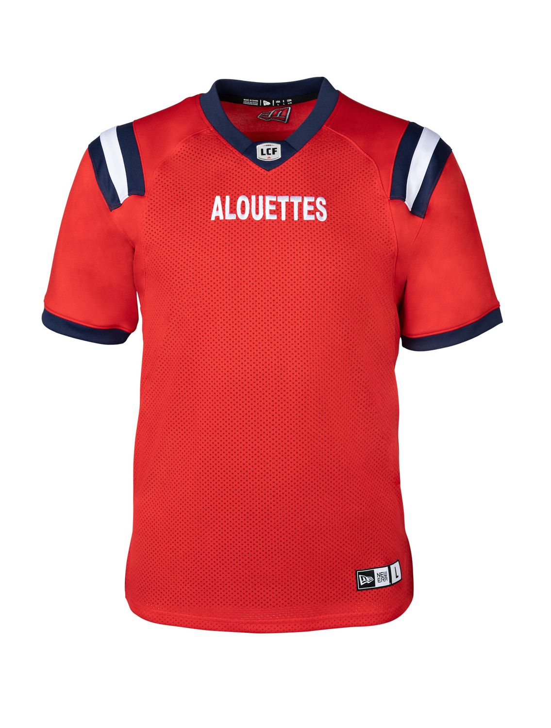 MONTREAL ALOUETTES CFL JERSEY THE 3RD RED