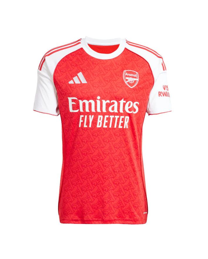 ARSENAL FC SOCCER JERSEY REPLICA HOME 2025-26 RED-WHITE
