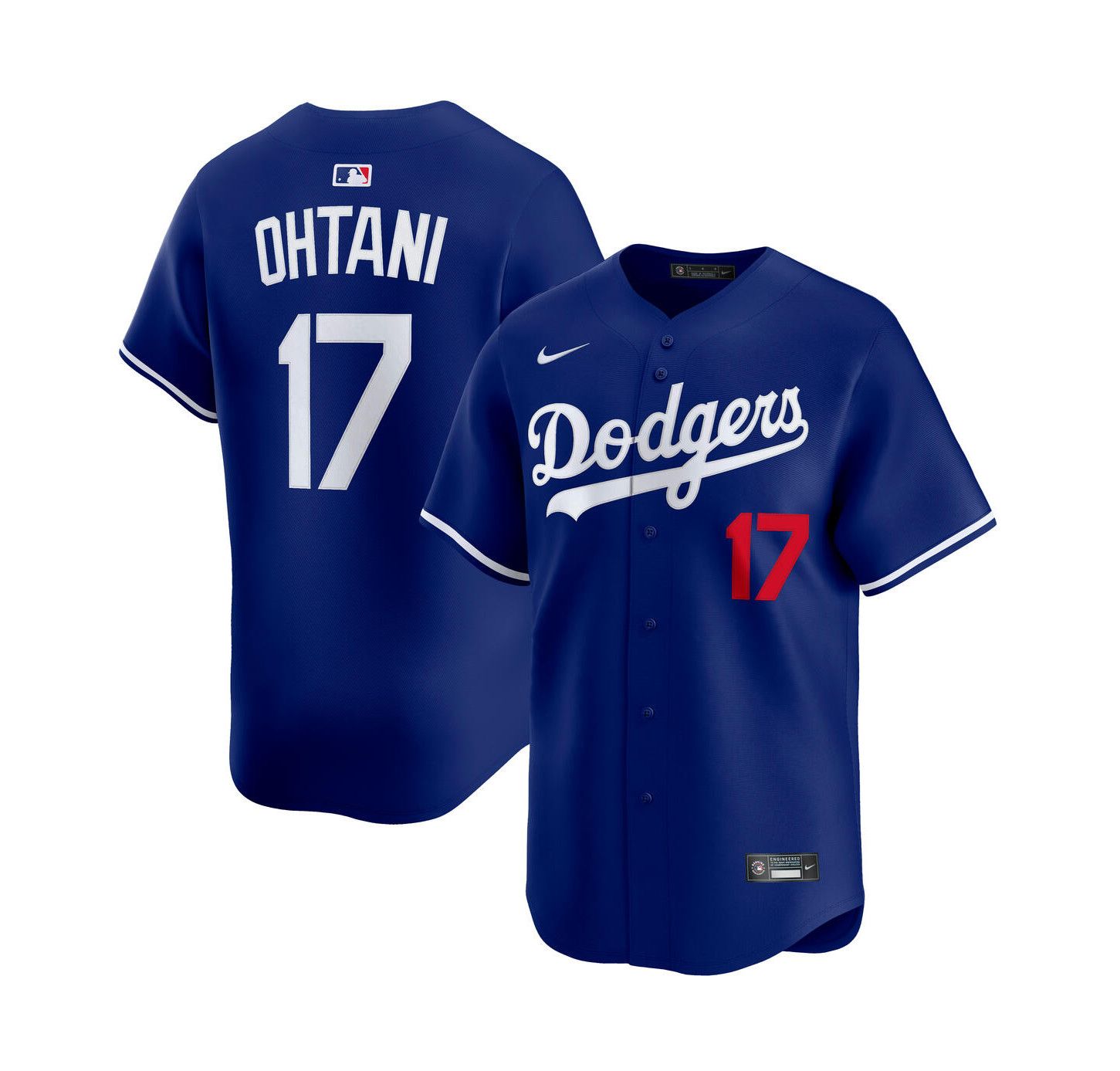LOS ANGELES DODGERS MLB JERSEY ALTERNATE LIMITED SHOEHI OHTANI #17 ROYAL