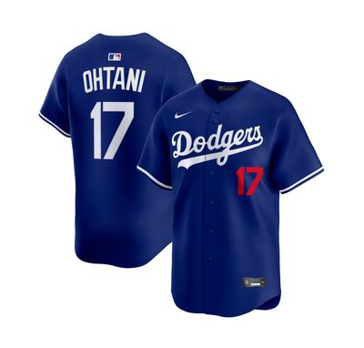 LOS ANGELES DODGERS MLB JERSEY ALTERNATE LIMITED SHOEHI OHTANI #17 ROYAL