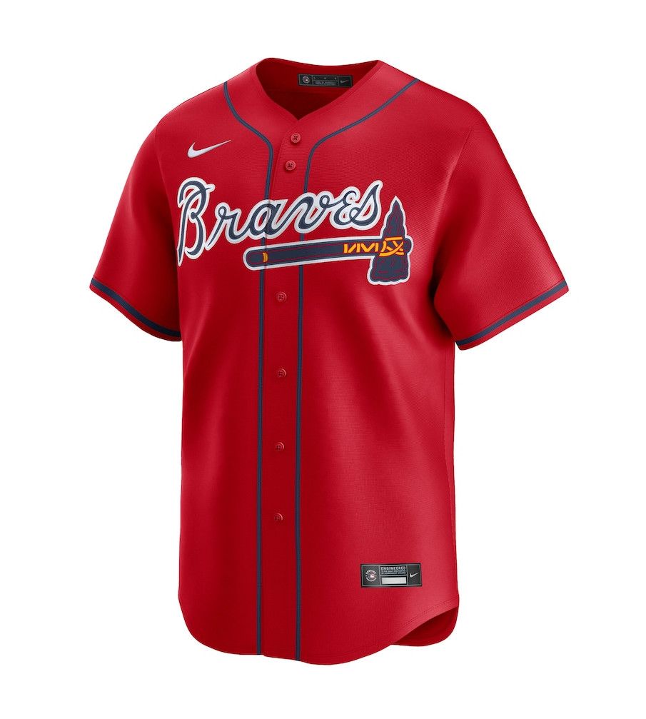 ATLANTA BRAVES MLB JERSEY SCARLET COOLBASE