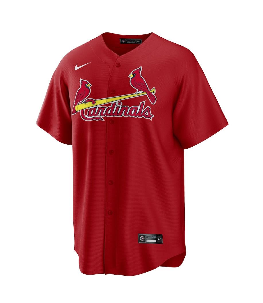 ST LOUIS CARDINALS MLB JERSEY TEAM REPLICA ALTERNATE RED