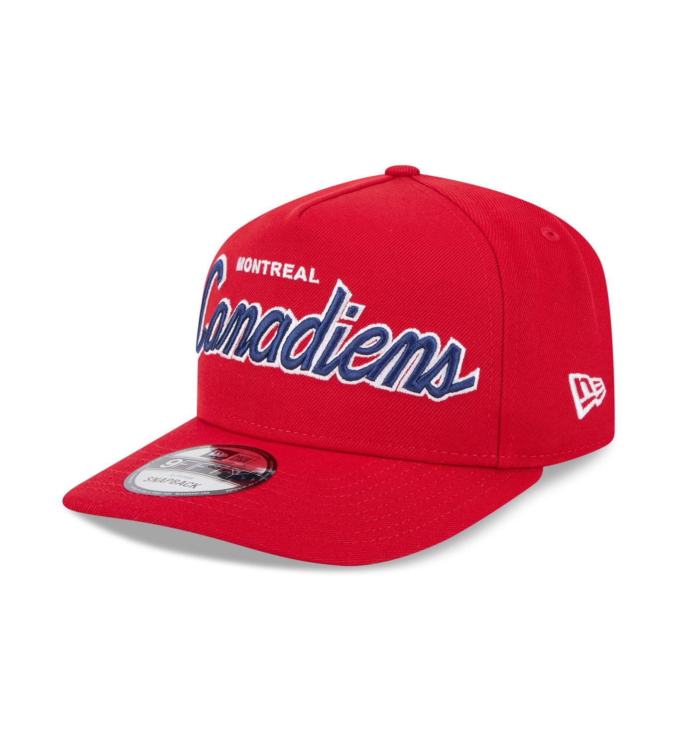 MONTREAL CANADIENS NHL CAP 9FIFTY A-FRAME SCRIPT RED