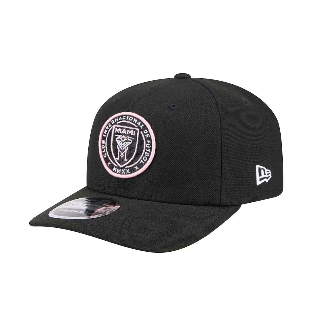 CF INTER MIAMI SOCCER CAP 9SEVENTY STRETCH SNAP BLACK