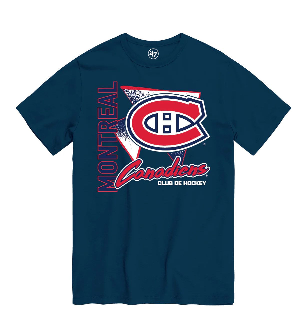 MONTREAL CANADIENS NHL TSHIRT 47&#39; SIDE ARM NAVY