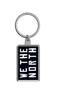 TORONTO RAPTORS NBA WE THE NORTH KEYCHAIN BLACK