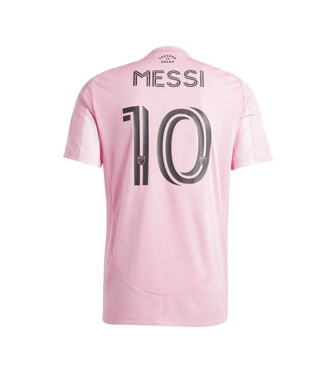 INTER MIAMI SOCCER JERSEY HOME STRIPPED MESSI #10 25-26 PINK
