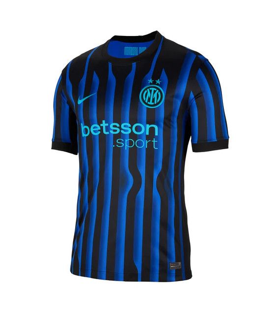 INTER MILAN SOCCER JERSEY REPLICA HOME 25-26 LYON BLUE-BLACK