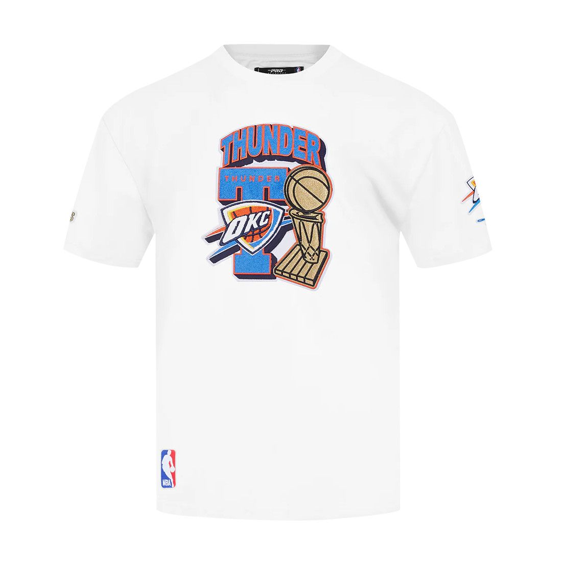 OKLAHOMA CITY THUNDER NBA FINALS 2025 T-SHIRT WHITE