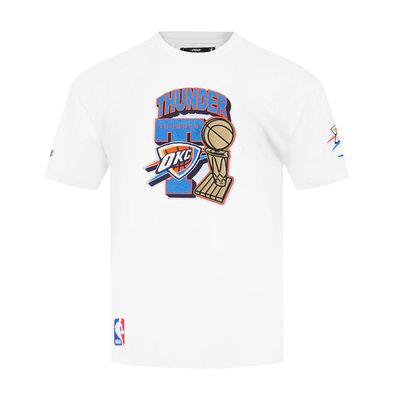 OKLAHOMA CITY THUNDER NBA FINALS 2025 T-SHIRT WHITE