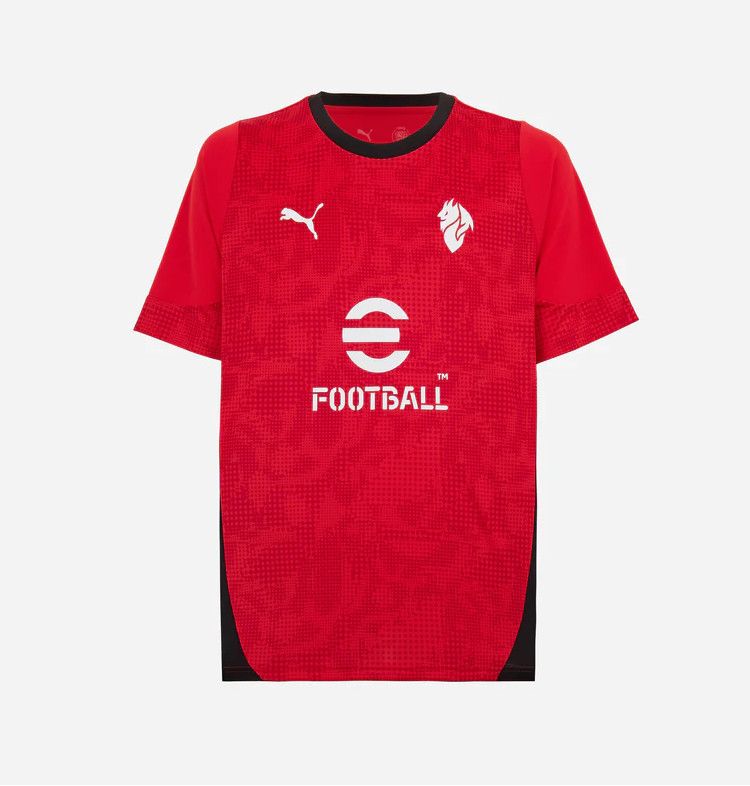 AC MILAN SOCCER TRAINING JERSEY 25-26 RED 