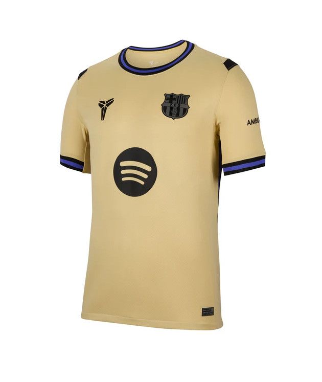 FC BARCELONA SOCCER JERSEY REPLICA AWAY 25-26 YELLOW