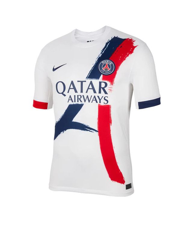 PARIS SAINT-GERMAIN SOCCER JERSEY REPLICA AWAY 25-26 WHITE