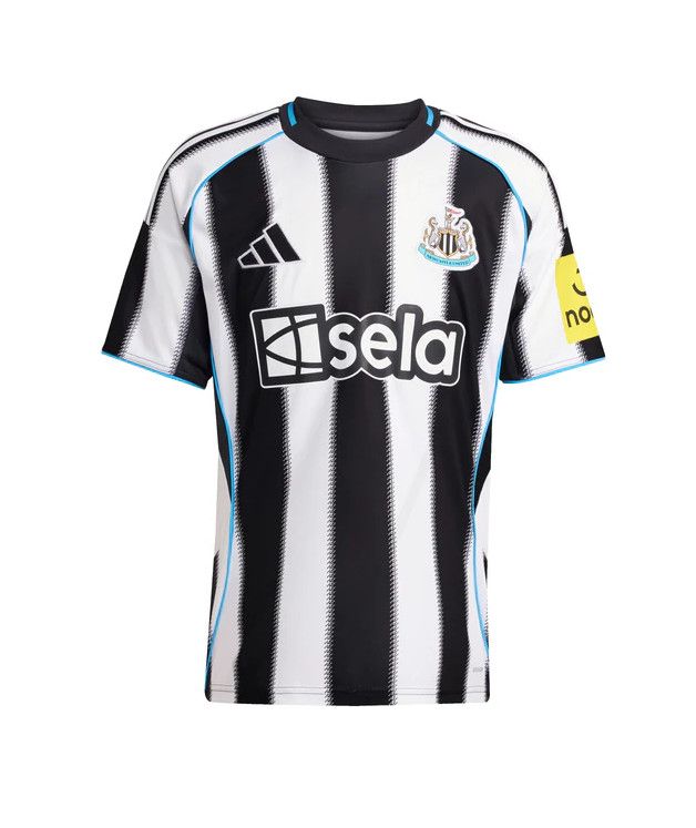 NEWCASTLE UNITED FC SOCCER JERSEY REPLICA HOME 25-26 BLACK/WHITE