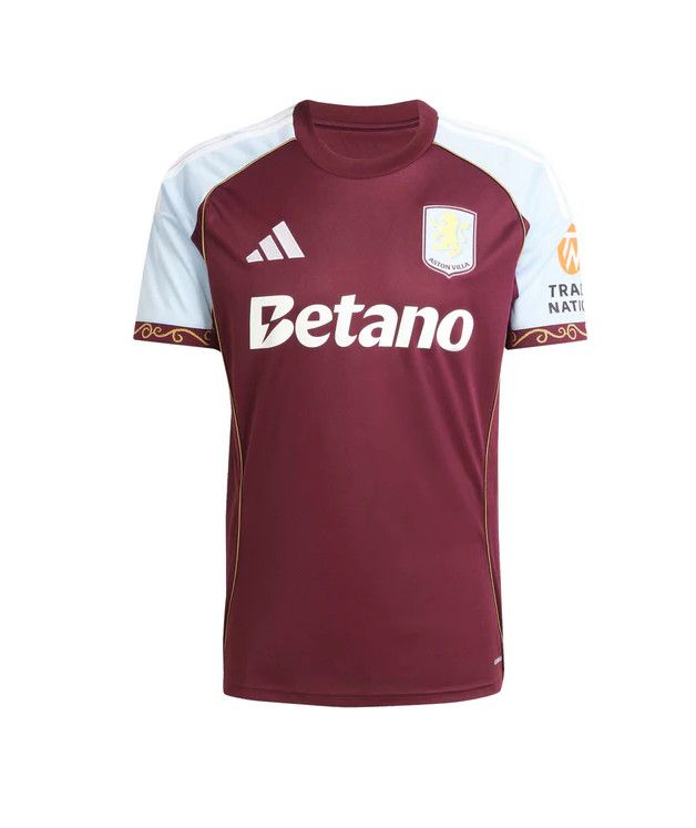 ASTON VILLA FC SOCCER JERSEY REPLICA HOME 25-26 BURGUNDY