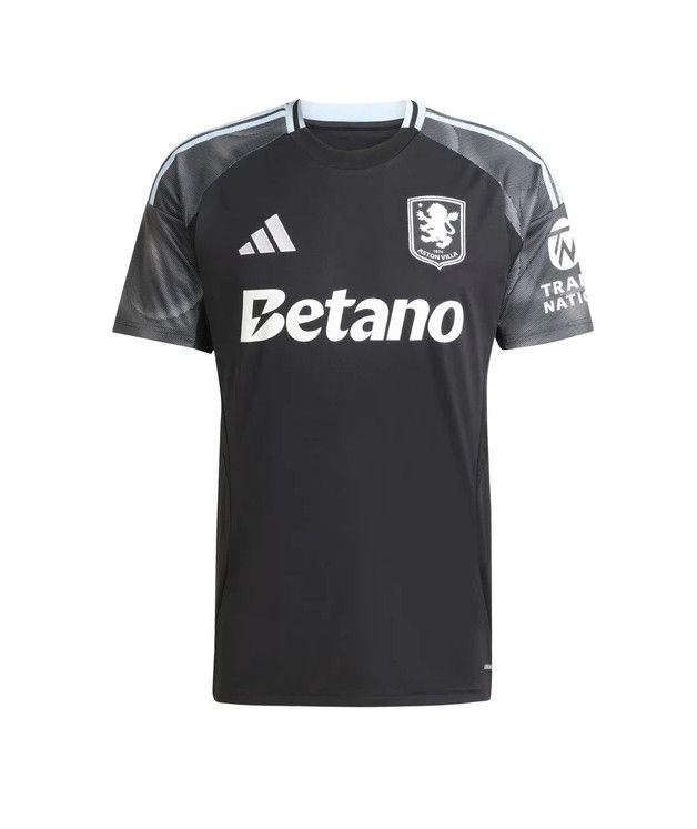 ASTON VILLA SOCCER JERSEY REPLICA AWAY 25-26 BLACK