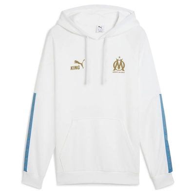 OLYMPIQUE DE MARSEILLE KING SOCCER HOODIE WHITE 
