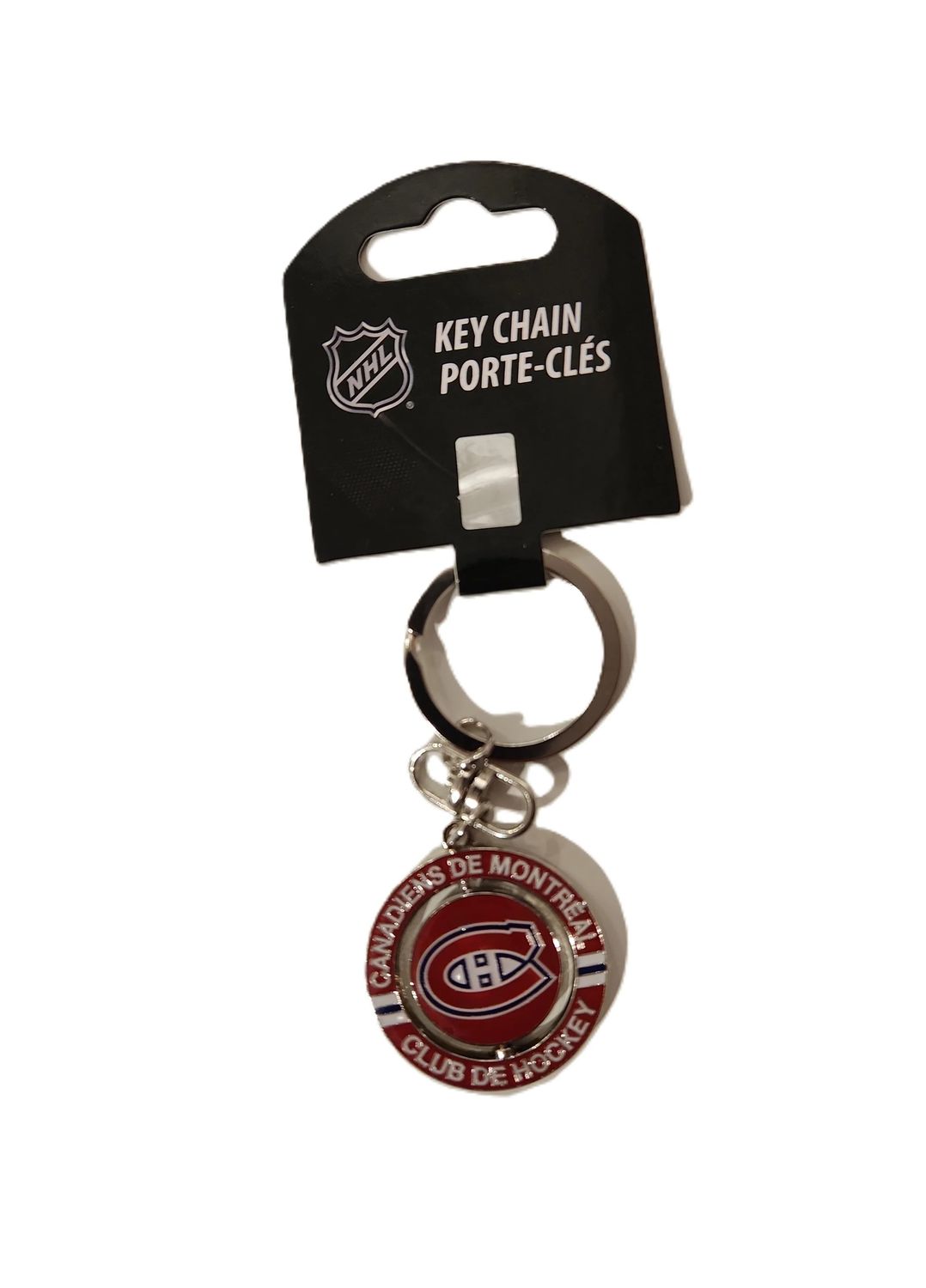 MONTREAL CANADIENS NHL SPINNER KEYCHAIN