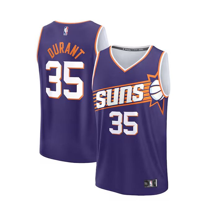 PHOENIX NBA PLAYER JERSEY REPLICA FAST BREAK DURANT #35 PURPLE