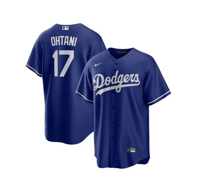 LOS ANGELES DODGERS MLB JERSEY ATLERNATE PLAYER REPLICA SHOHEI OHTANI #17 ROYAL