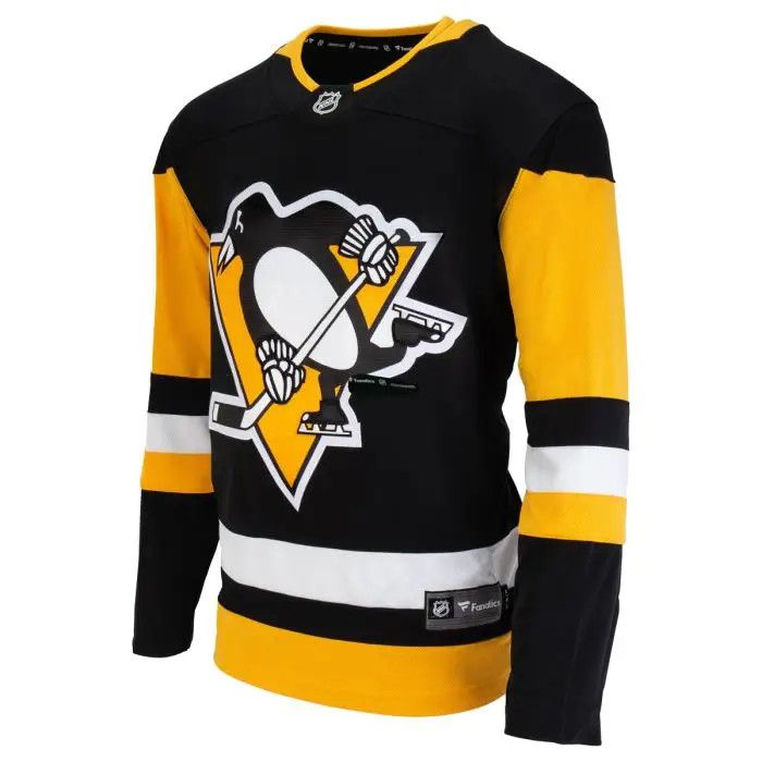 PITTSBURGH PENGUINS NHL JERSEY BREAKAWAY BLACK, Size: 2XL