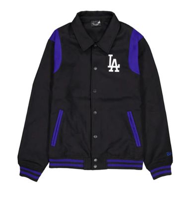LOS ANGELES DODGERS NBA JACKET SPORT NIGHT VARSITY WOOL DARK BLUE