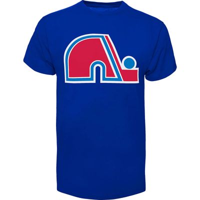 QUEBEC NORDIQUES NHL FAN T-SHIRT BLUE