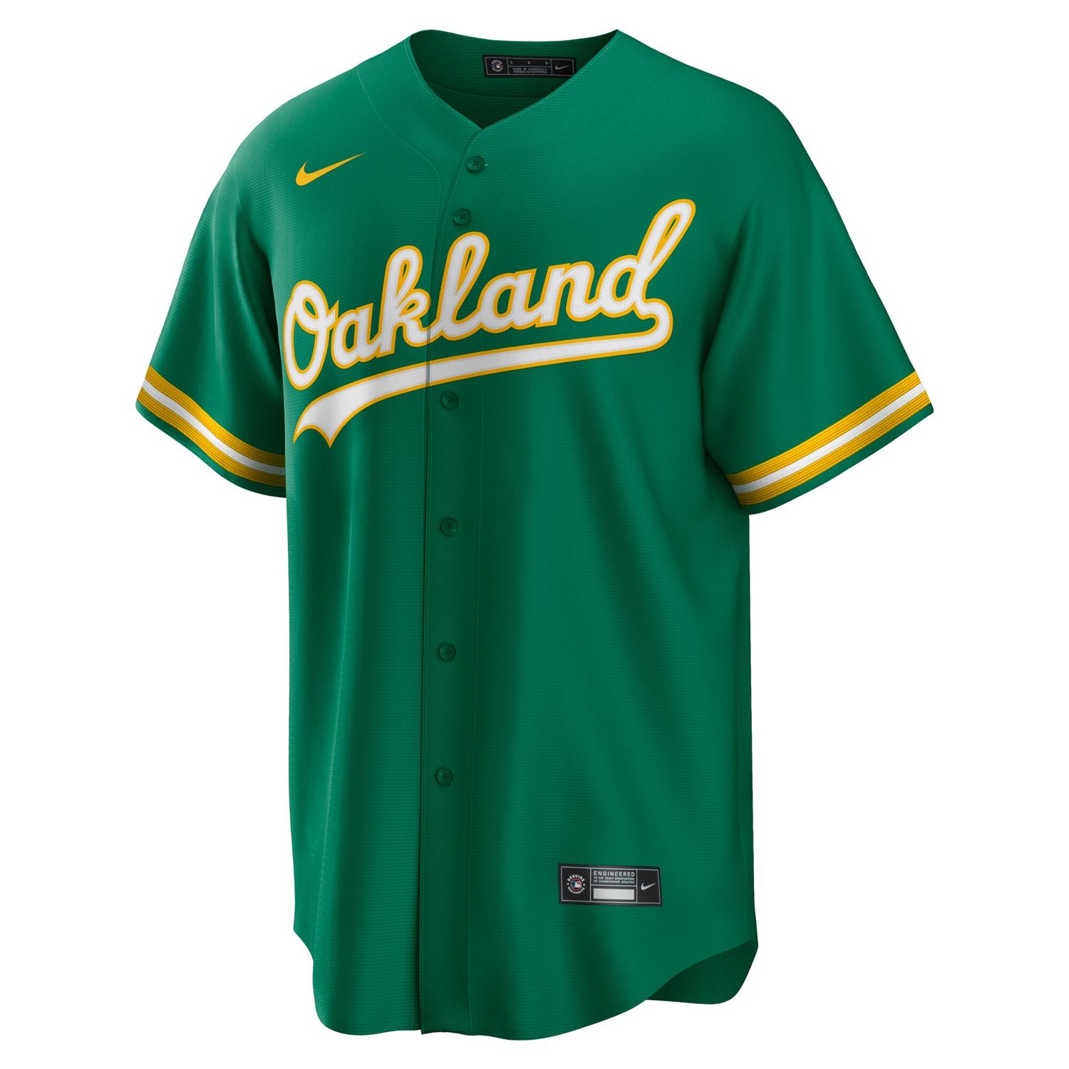 OAKLAND ATHLETICS MLB REPLICA GREEN JERSEY