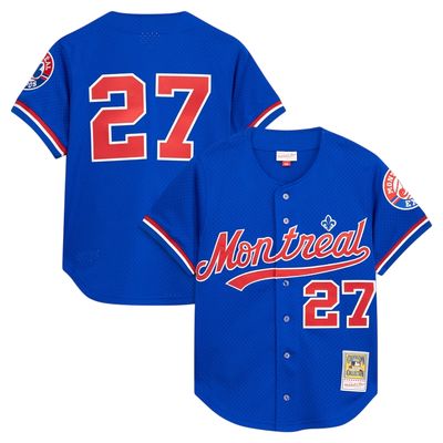 MONTREAL EXPOS MLB JERSEY GUERRERO 27 BLUE