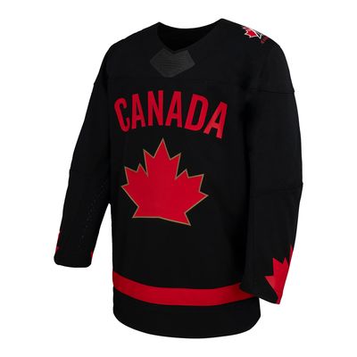 TEAM CANADA HOCKEY JERSEY BAUER REPLICA BLACK YOUTH