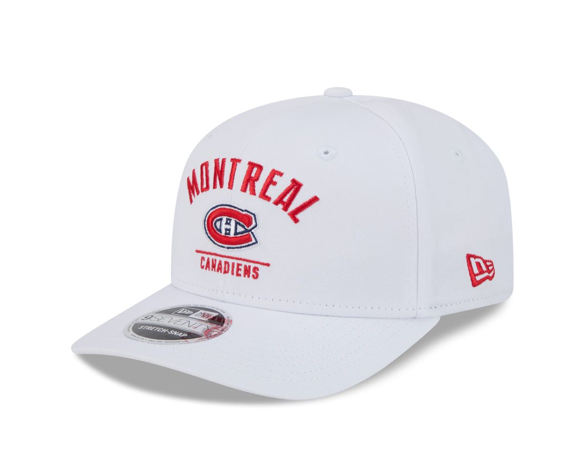 MONTREAL CANADIENS NHL CAP 9SEVENTY STRETCH SNAP  WHITE, Size: OS