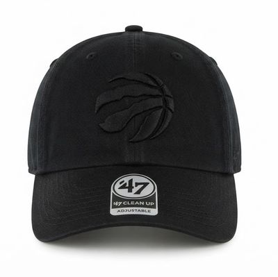 TORONTO RAPTORS NBA CAP CLEAN UP BLACK ON BLACK